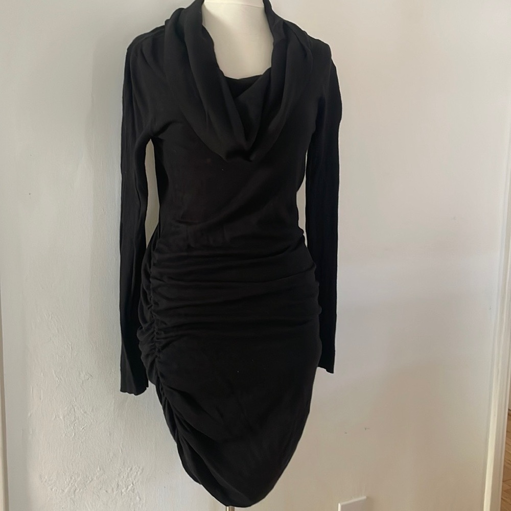 RACHEL Rachel Roy black stretchy knit dress size xl
